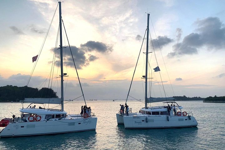 Catamarans date - Singapore Sunset and Morning Cruise On A Luxury Catamaran