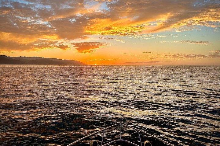 Golden hour views across Banderas Bay — one of the best sunsets in the World. - Puerto Vallarta: Luxury Yacht Sunset Cruise with Premium Open Bar