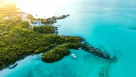 Shallow turquoise waters and sandy cay shores in the Abaco Islands, the yachting capital of a Bahamas yacht charter