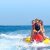 Banana boat in Playa del Palo, Malaga capital